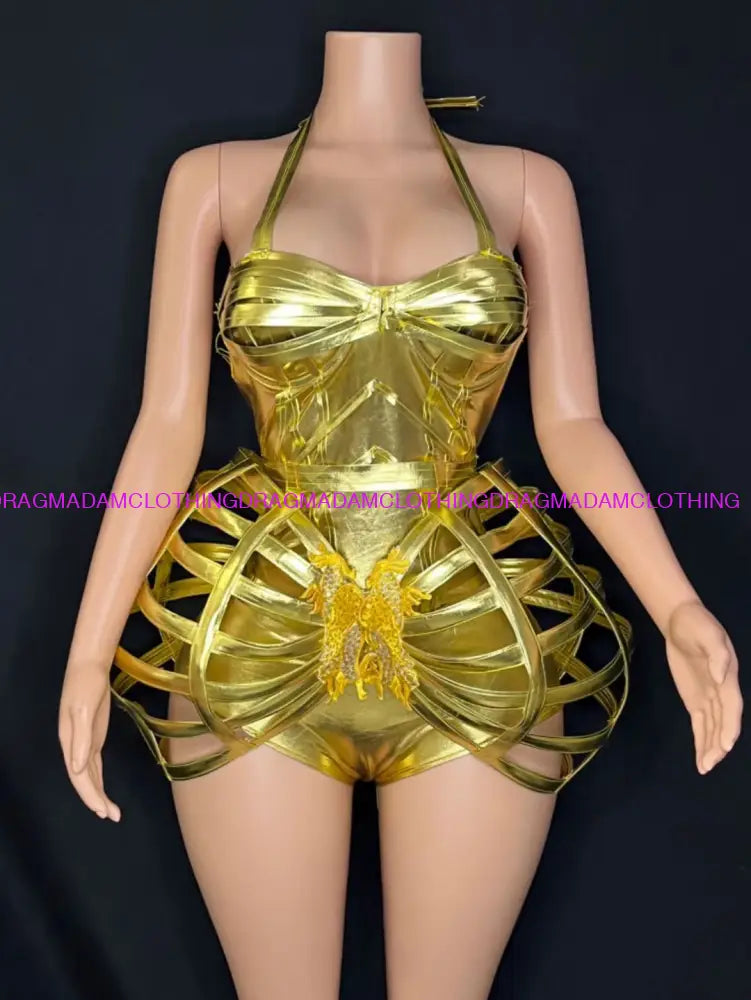 Gold Lantern Dress Small Costumes