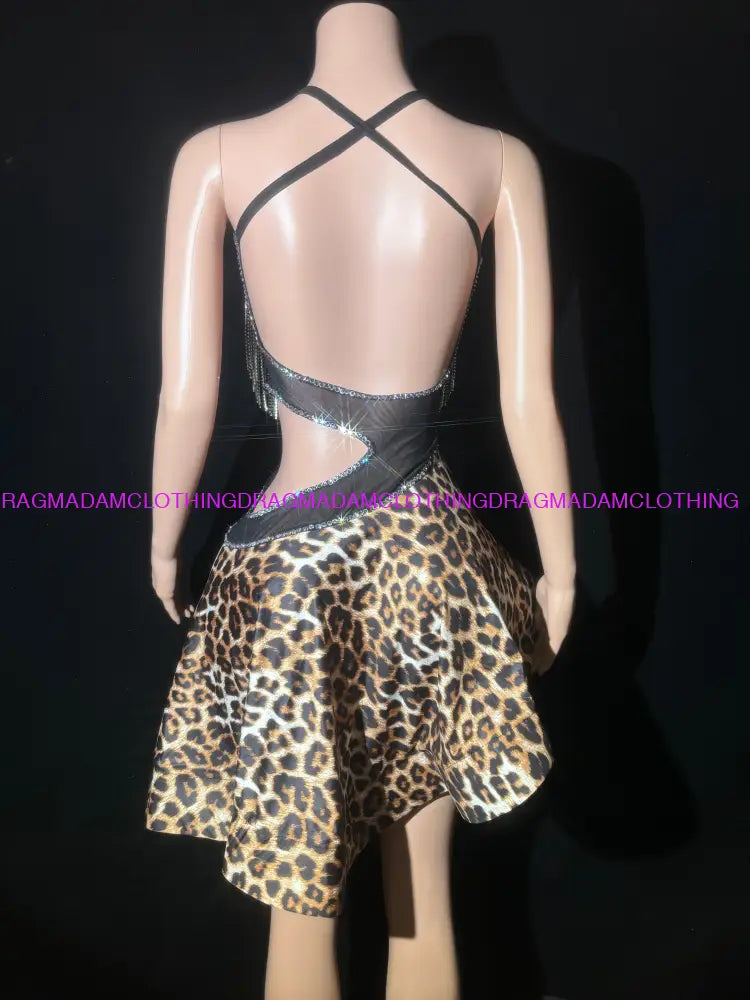 Leopard Obession Party Dress