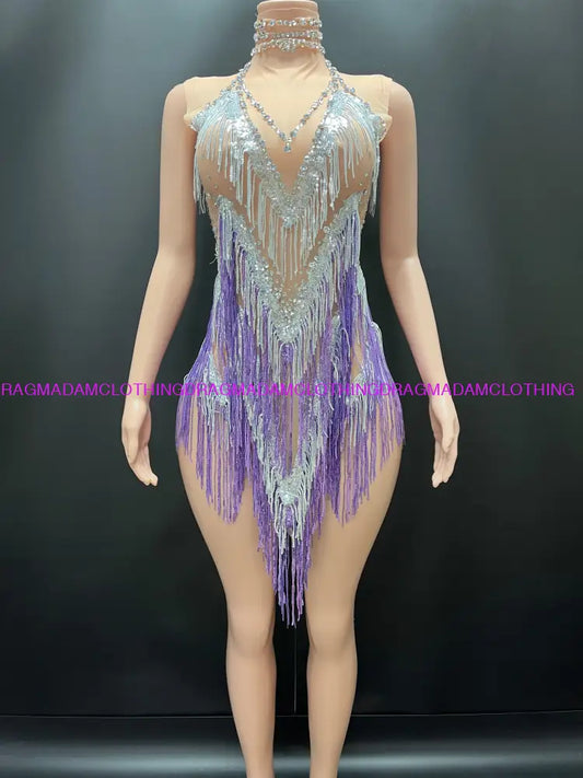 Selena Iconic (Purple) S One Pieces/Leotards