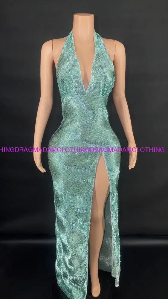 Shimmer & Shine (Green) L Party Dress