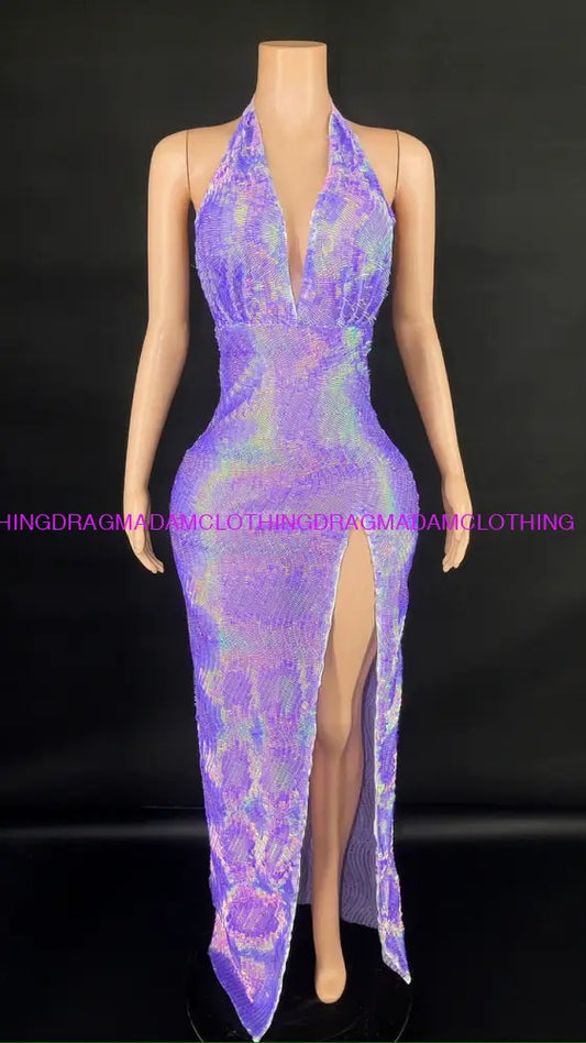 Shimmer & Shine (Purple) L Party Dress