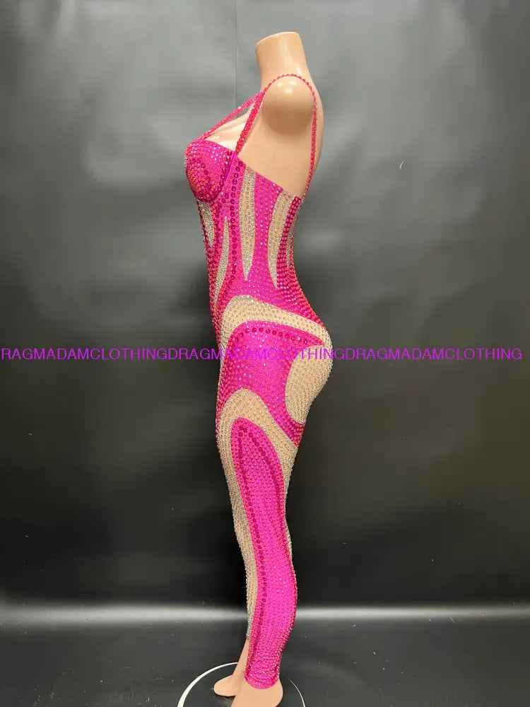 Super Women (Pink) Jumpsuits/Bodysuits