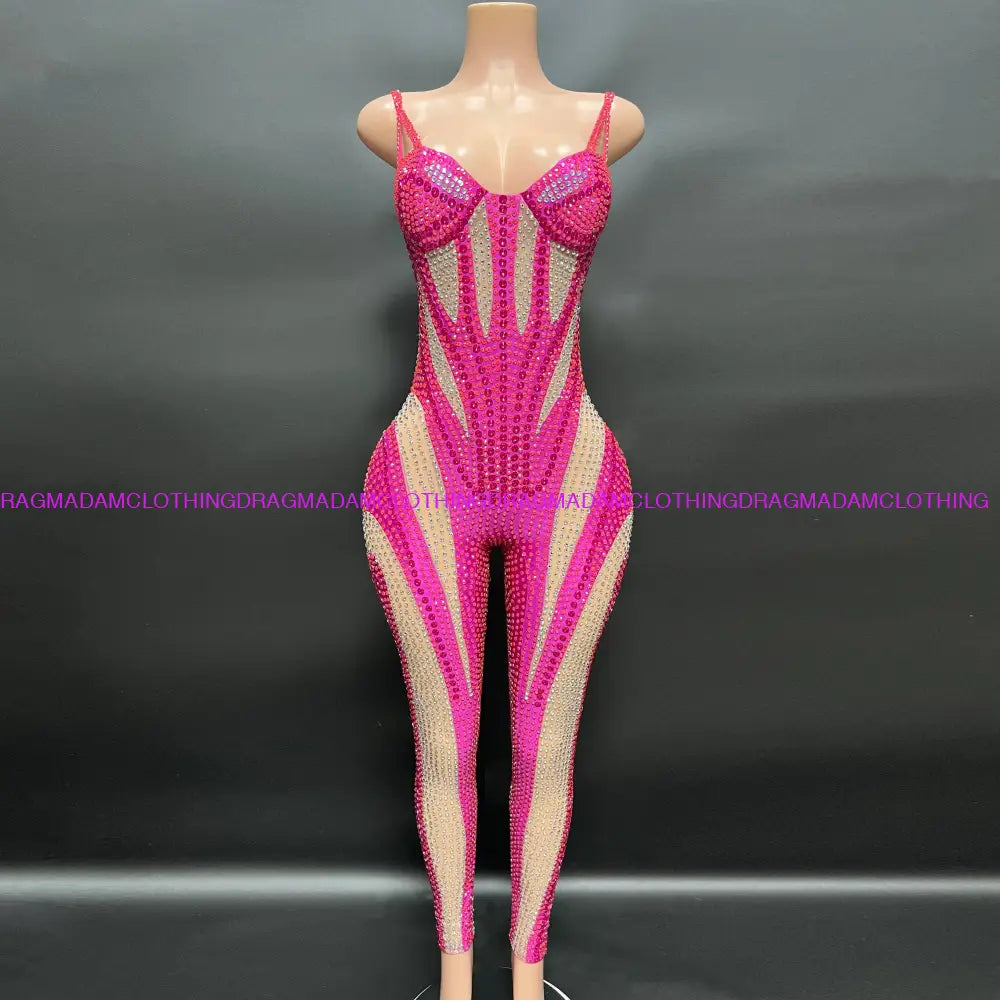 Super Women (Pink) Small Jumpsuits/Bodysuits