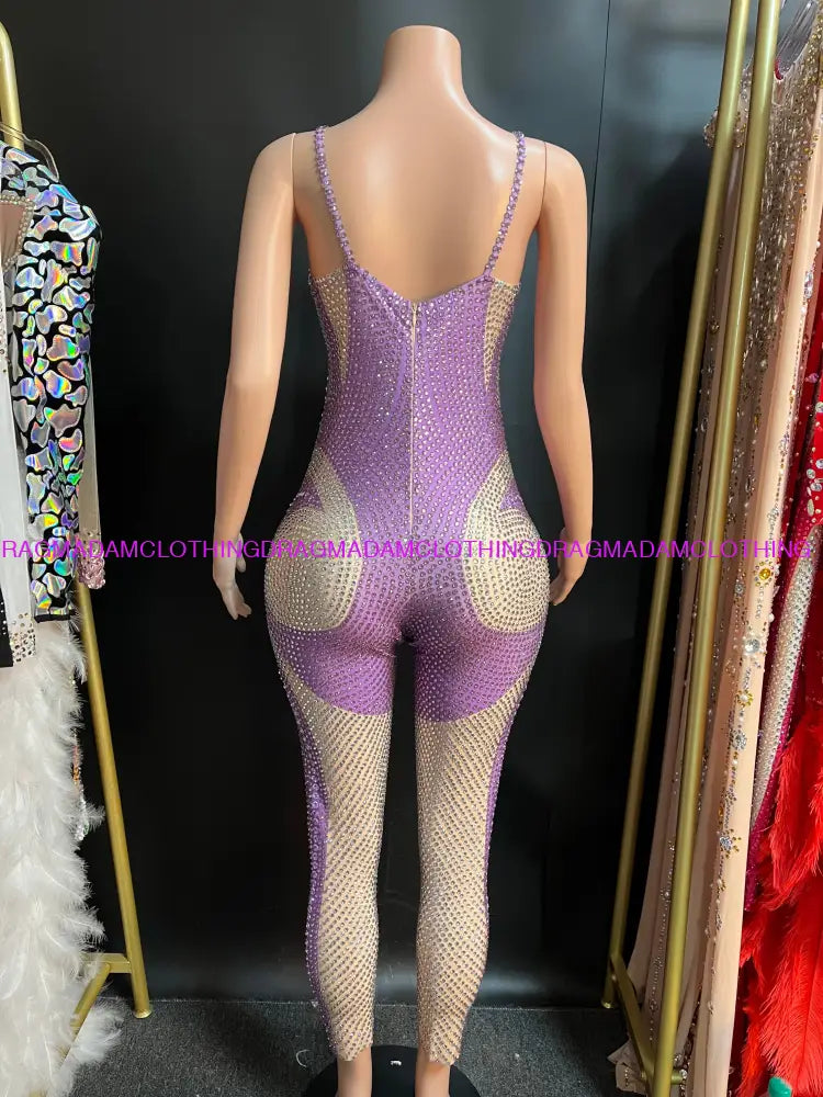 Super Women (Purple) Jumpsuits/Bodysuits