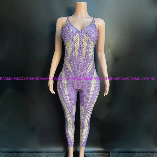 Super Women (Purple) Small Jumpsuits/Bodysuits