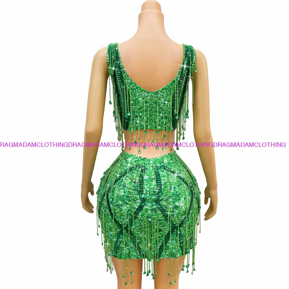 Swift 1989(Green) Skirt Set