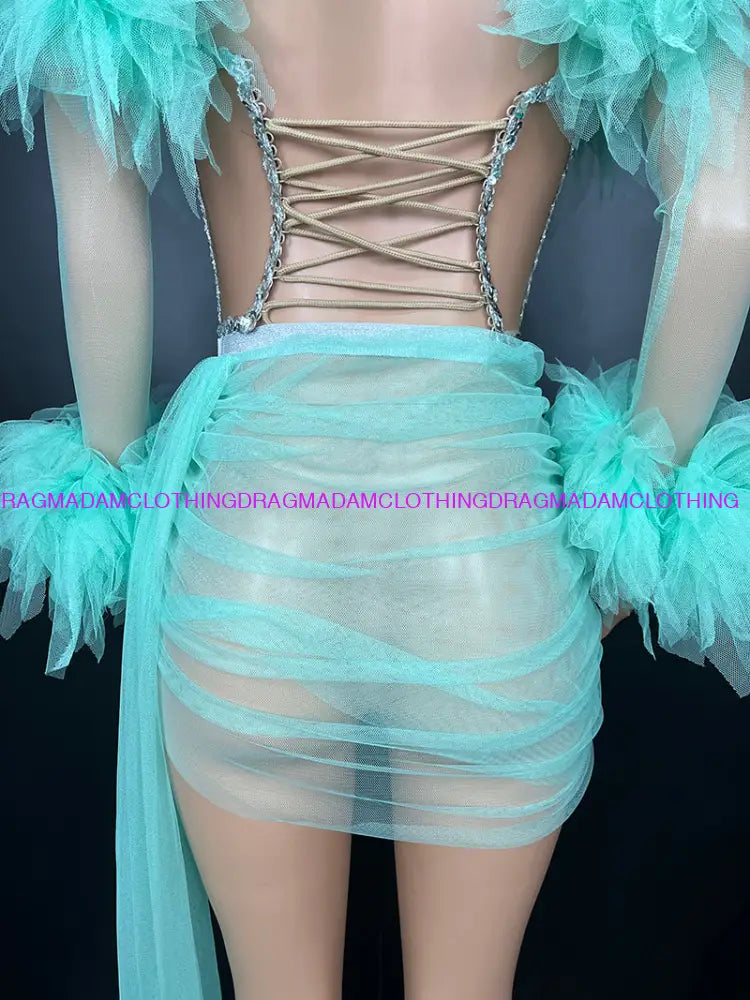 Tulle Corset Mini Dress